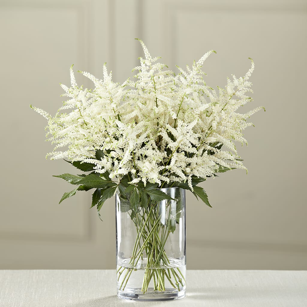 White Astilbe Bouquet – EDDY'S FLOWERS, Norwalk CA