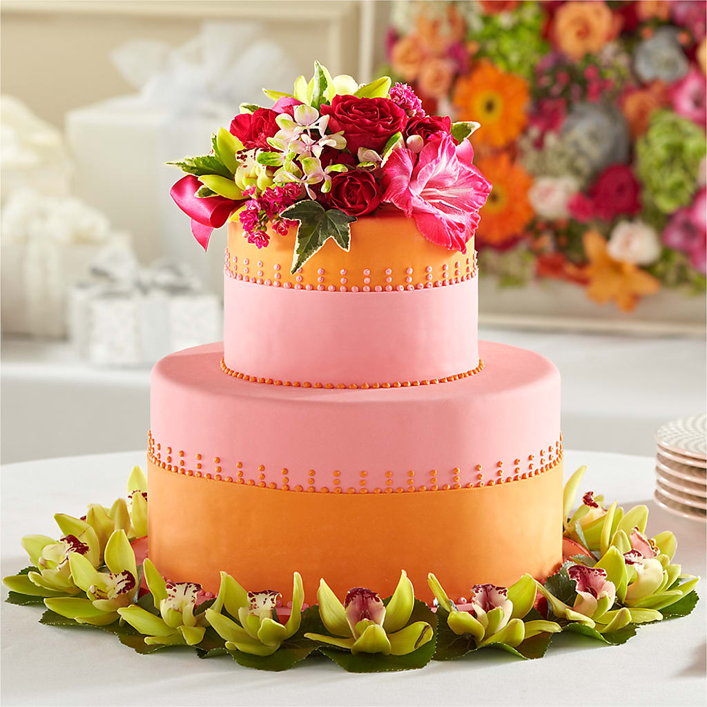 Sweet Citrus Cake Decor – EDDY'S FLOWERS, Norwalk CA
