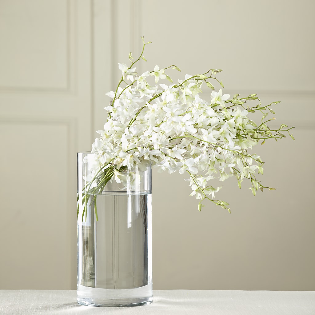White Dendrobium Bouquet – EDDY'S FLOWERS, Norwalk CA