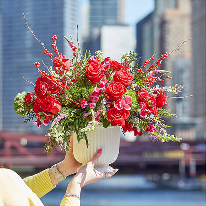 Big Red Bow Bouquet – EDDY'S FLOWERS, Norwalk CA