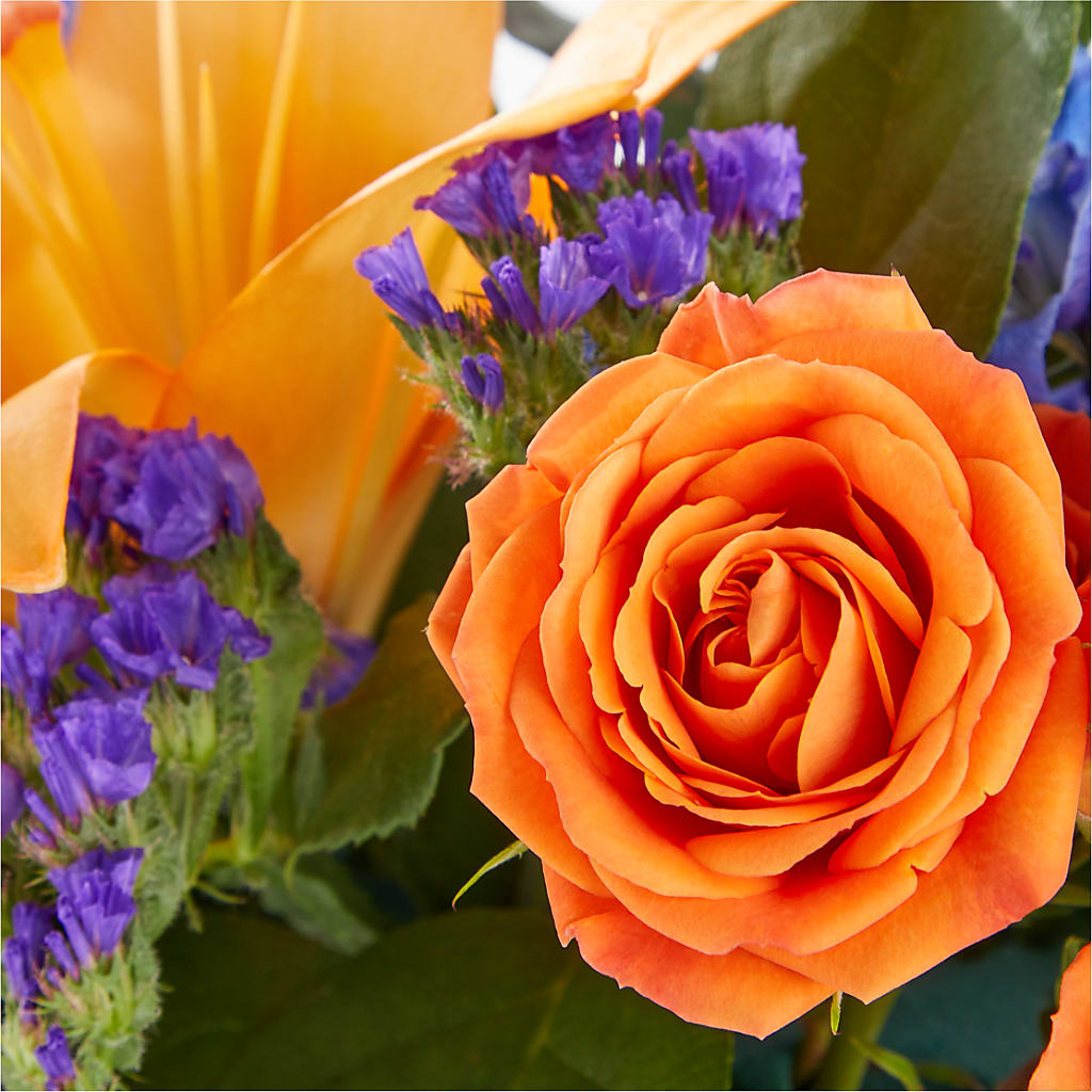 Radiant Citrus Box Bouquet – EDDY'S FLOWERS, Norwalk CA