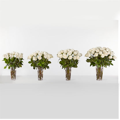 Long Stem White Rose Bouquet – EDDY'S FLOWERS, Norwalk CA