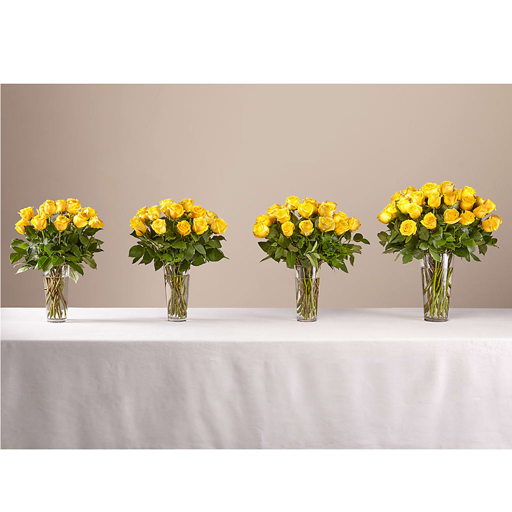 Long Stem Yellow Rose Bouquet – EDDY'S FLOWERS, Norwalk CA