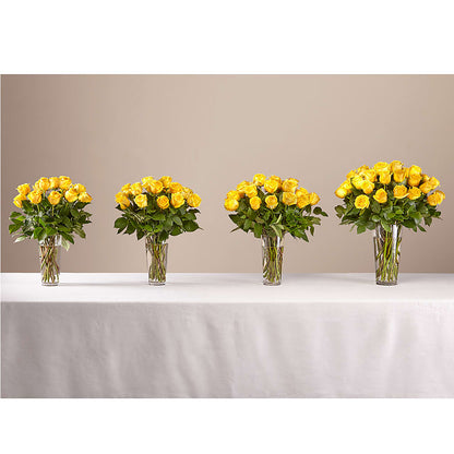Long Stem Yellow Rose Bouquet – EDDY'S FLOWERS, Norwalk CA