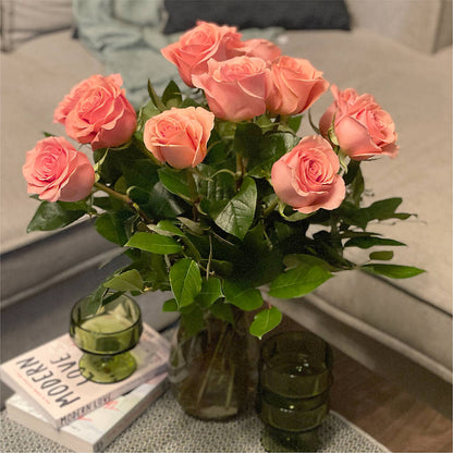 Long Stem Pink Rose Bouquet – EDDY'S FLOWERS, Norwalk CA