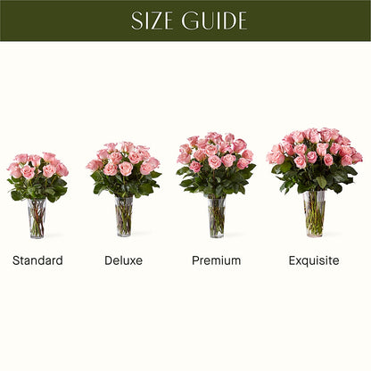 Long Stem Pink Rose Bouquet – EDDY'S FLOWERS, Norwalk CA
