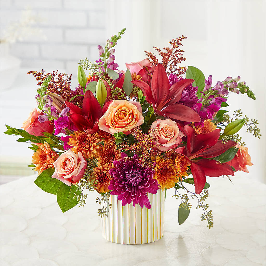 Burgundy Landscape Bouquet – EDDY'S FLOWERS, Norwalk CA