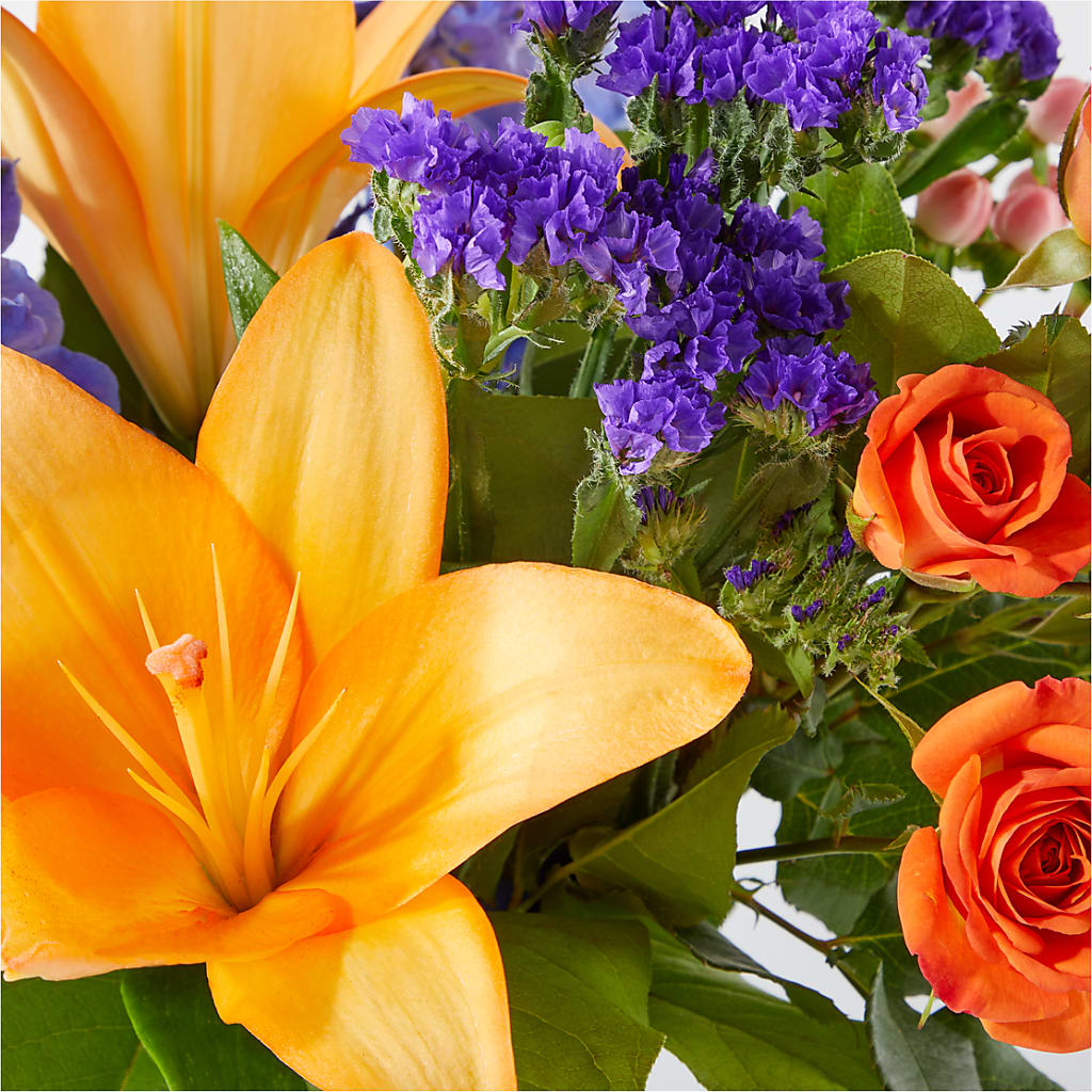 Radiant Citrus Bouquet – EDDY'S FLOWERS, Norwalk CA