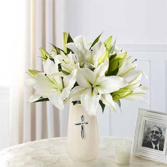 Faithful Blessings Bouquet – EDDY'S FLOWERS, Norwalk CA
