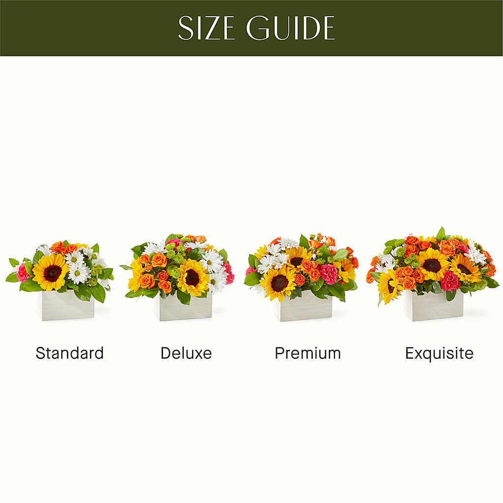 Sun-drenched Blooms Box Bouquet – EDDY'S FLOWERS, Norwalk CA