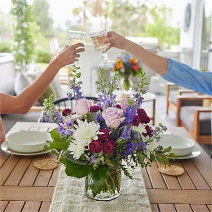 Violet Frost Bouquet – EDDY'S FLOWERS, Norwalk CA
