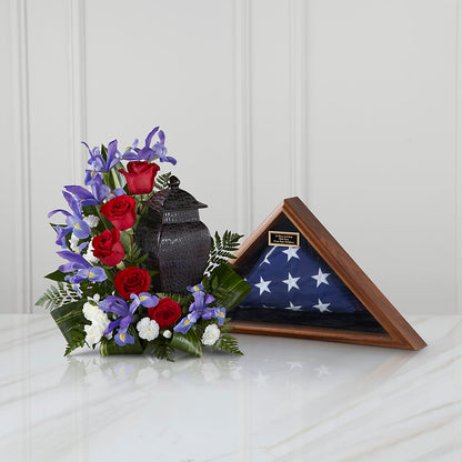 Patriotic Tribute Arrangement – EDDY'S FLOWERS, Norwalk CA