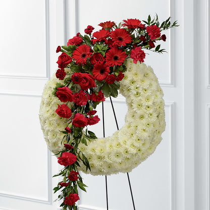 Graceful Tribute Wreath – EDDY'S FLOWERS, Norwalk CA