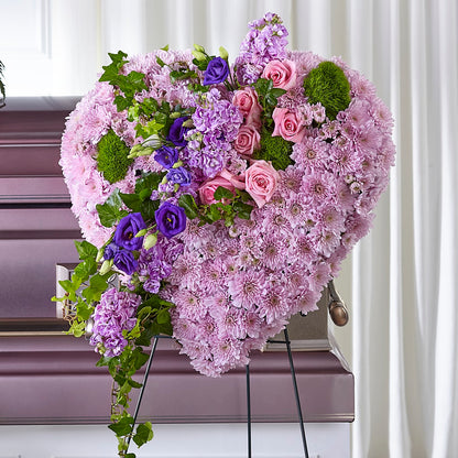 Treasured Love Standing Heart – EDDY'S FLOWERS, Norwalk CA