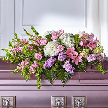 Life's Gratitude Casket Spray – EDDY'S FLOWERS, Norwalk CA