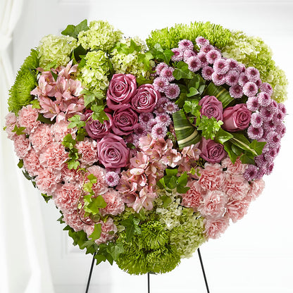 Heartwarming Standing Heart – EDDY'S FLOWERS, Norwalk CA