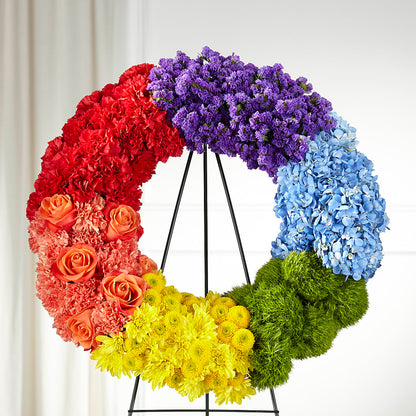 Circle of Love Wreath – EDDY'S FLOWERS, Norwalk CA