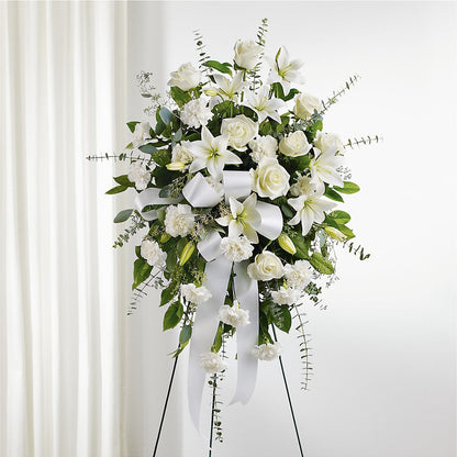 With Care Standing Spray – EDDY'S FLOWERS, Norwalk CA