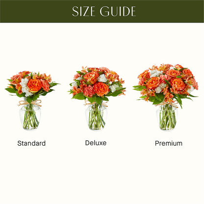Apricot Glow Bouquet – EDDY'S FLOWERS, Norwalk CA