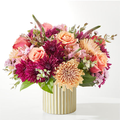 Berry Cobbler Bouquet with Ivory Vase – EDDY'S FLOWERS, Norwalk CA