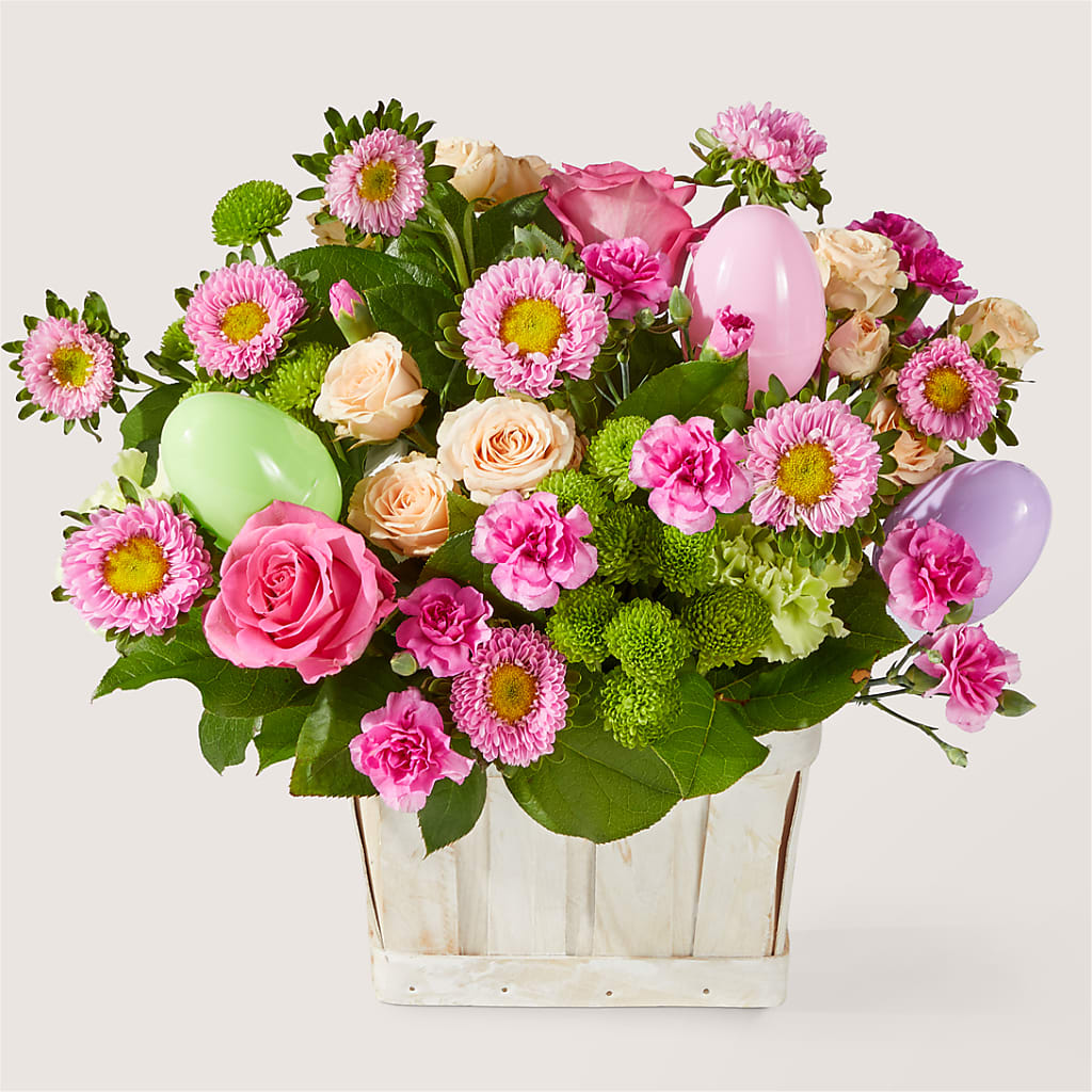 Get Eggcited Basket – EDDY'S FLOWERS, Norwalk CA