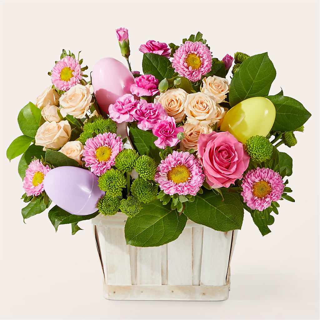 Get Eggcited Basket – EDDY'S FLOWERS, Norwalk CA